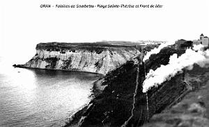 Oran - Falaises de Gambetta - Plage Sainte-Therese et Front de Mer - 1900